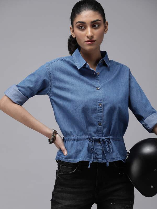 Denim Tops - Buy Denim Tops online in India