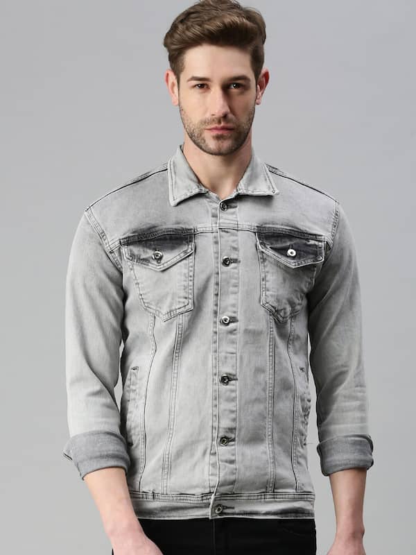 Men Slim Fit Denim Jackets - Buy Men 