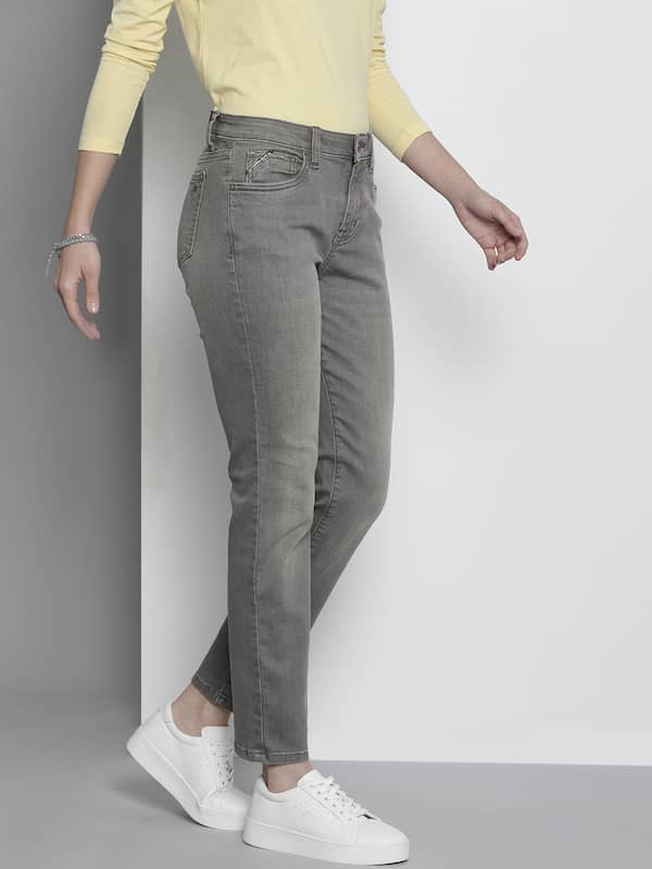 Grey Jeans - Buy Grey Jeans Online in India