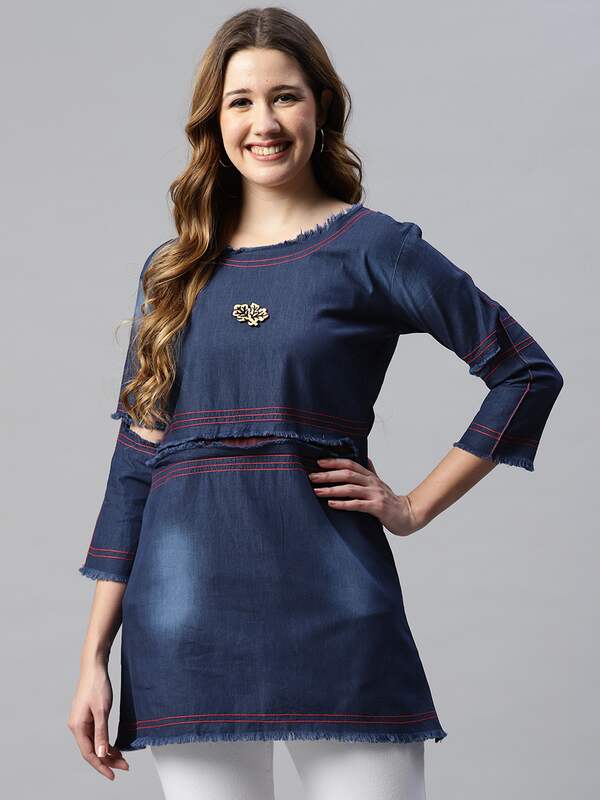 Denim Tops - Buy Denim Tops online in India