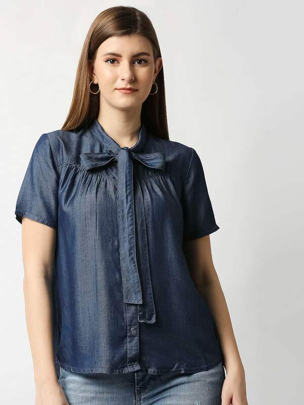 Denim Tops - Buy Denim Tops online in India