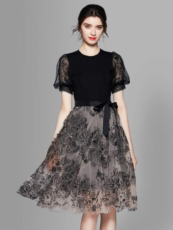 Black Grey Dresses - Buy Black Grey 