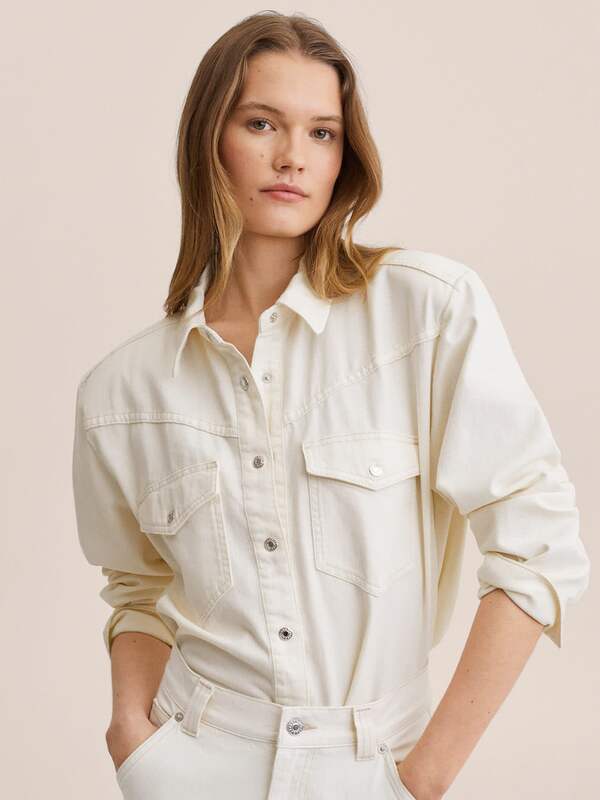 White Denim Shirts - Buy White Denim 