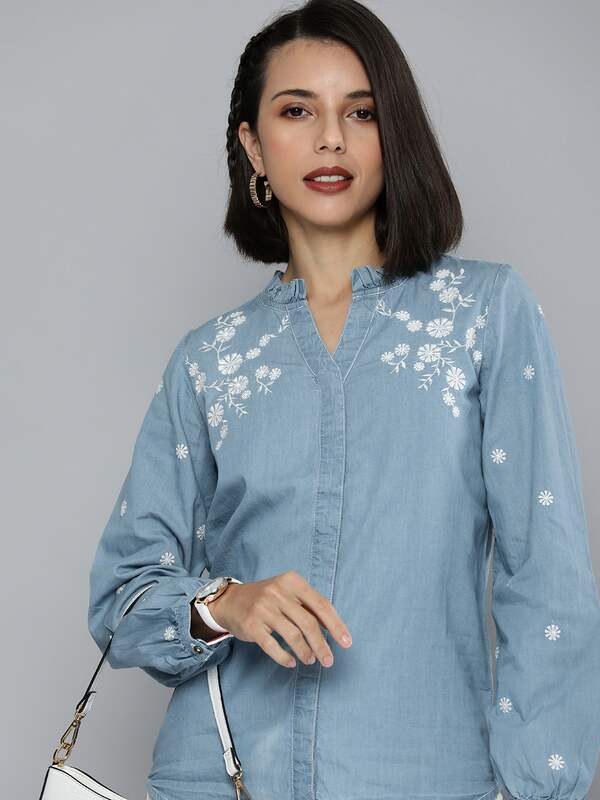 Denim Tops - Buy Denim Tops online in India