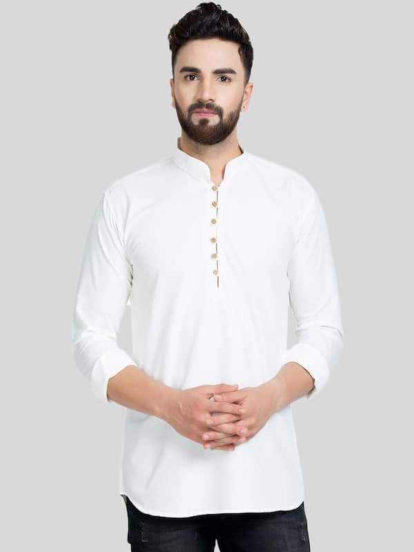 White Kurtas Men - Buy White Kurtas Men 