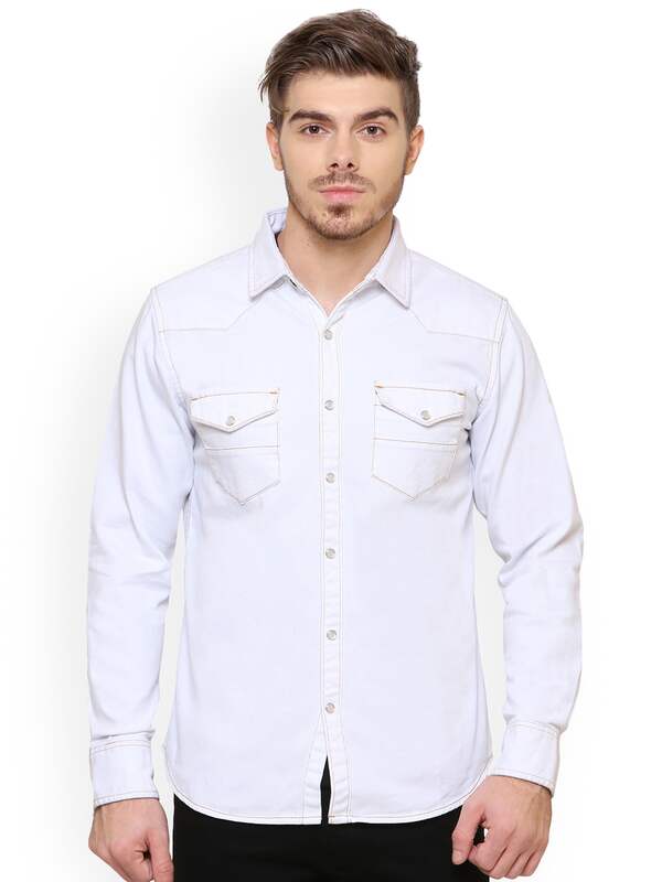 White Denim Shirts - Buy White Denim 