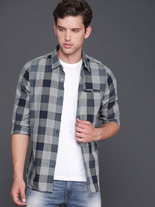Men Slim Fit Wear Denim Jeans Shirts 