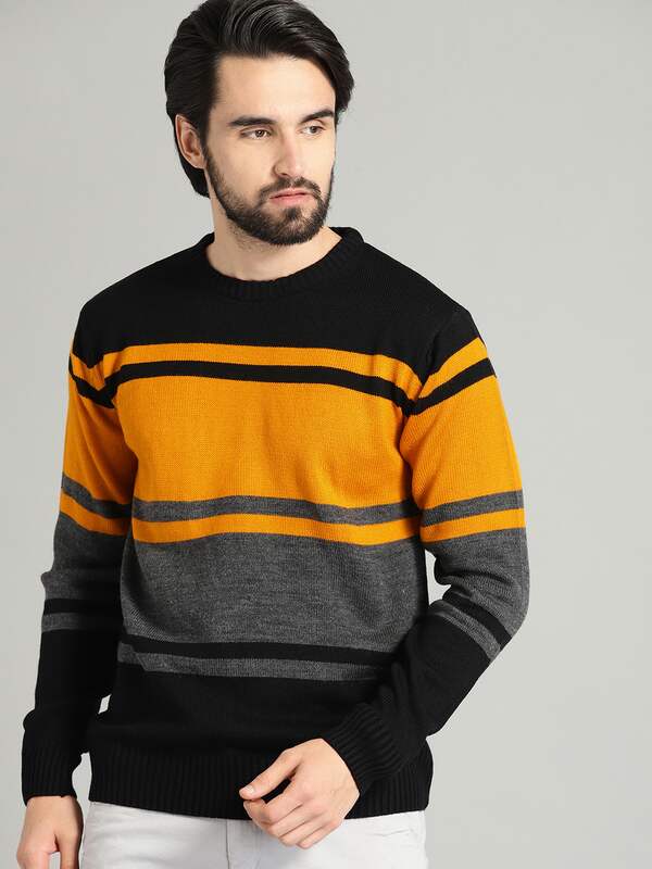 Roadster Black Men Sweaters - Buy 