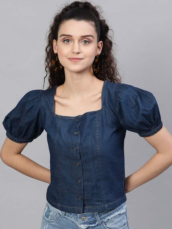 Denim Tops - Buy Denim Tops online in India